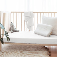 Heveya® Junior Bamboo Cotton Crib Fitted Sheet