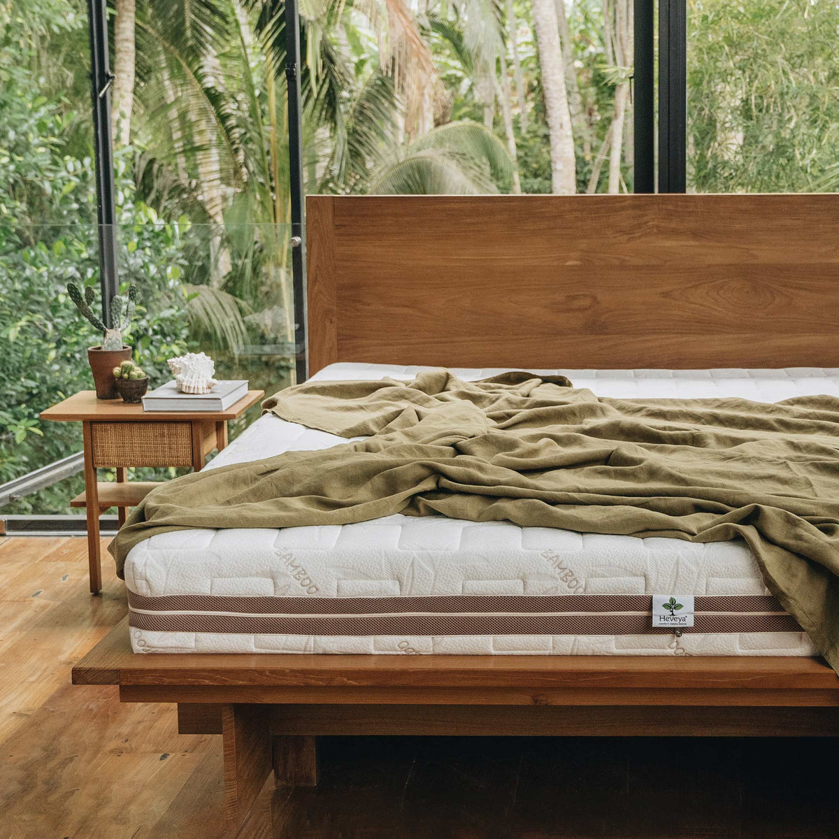 Teak wood clearance platform bed