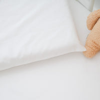 Heveya® Junior Bamboo Cotton Cot Fitted Sheet