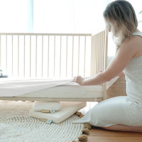 Heveya® Junior Bamboo Cotton Crib Fitted Sheet