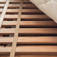 Heveya® Teak Bed Frame With Side Tables