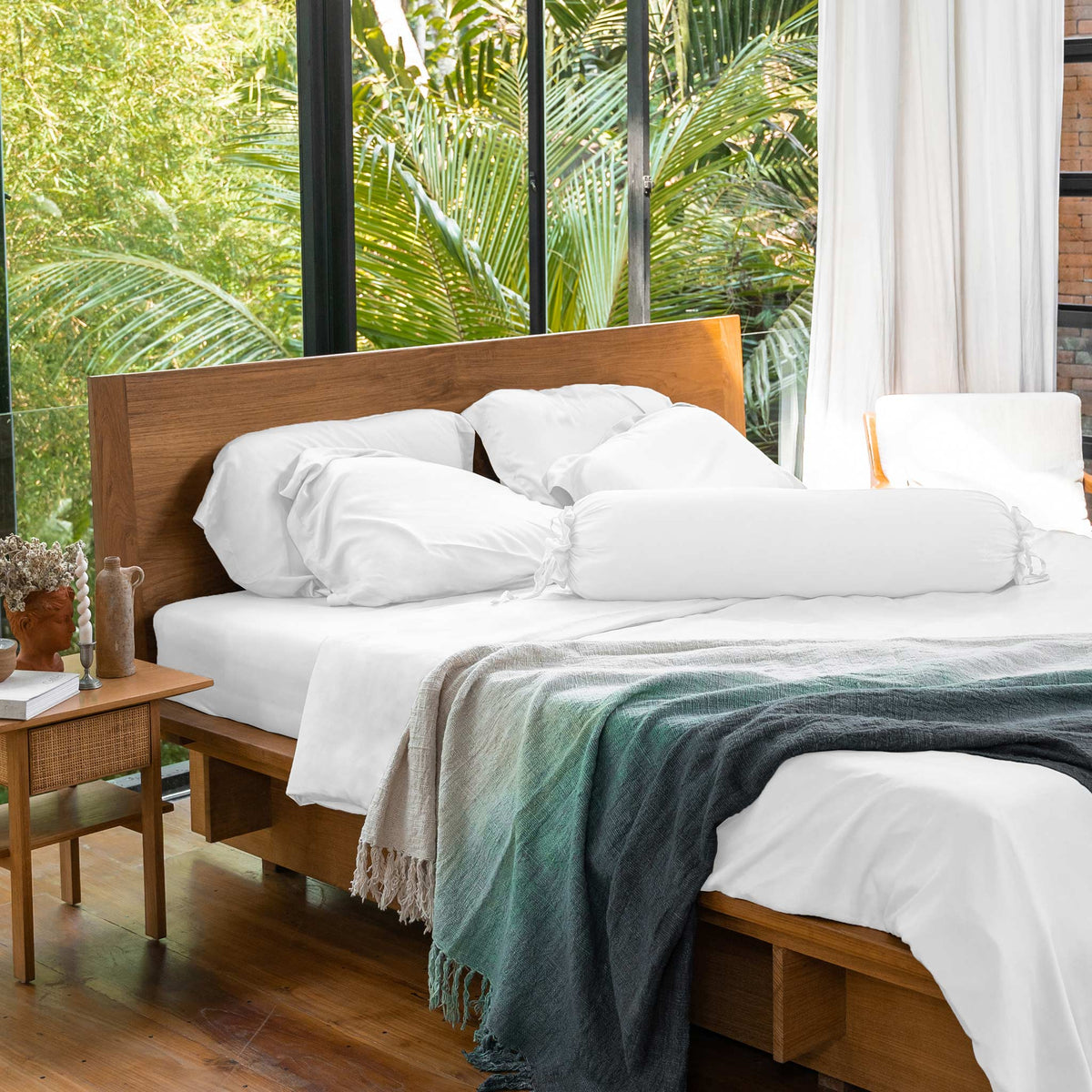 Bamboo Bolster Case (2pcs)