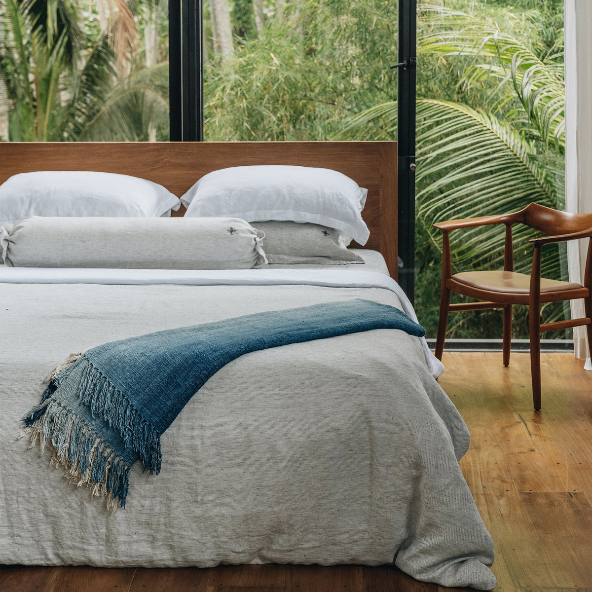 Linen Bolster Case (2pcs)
