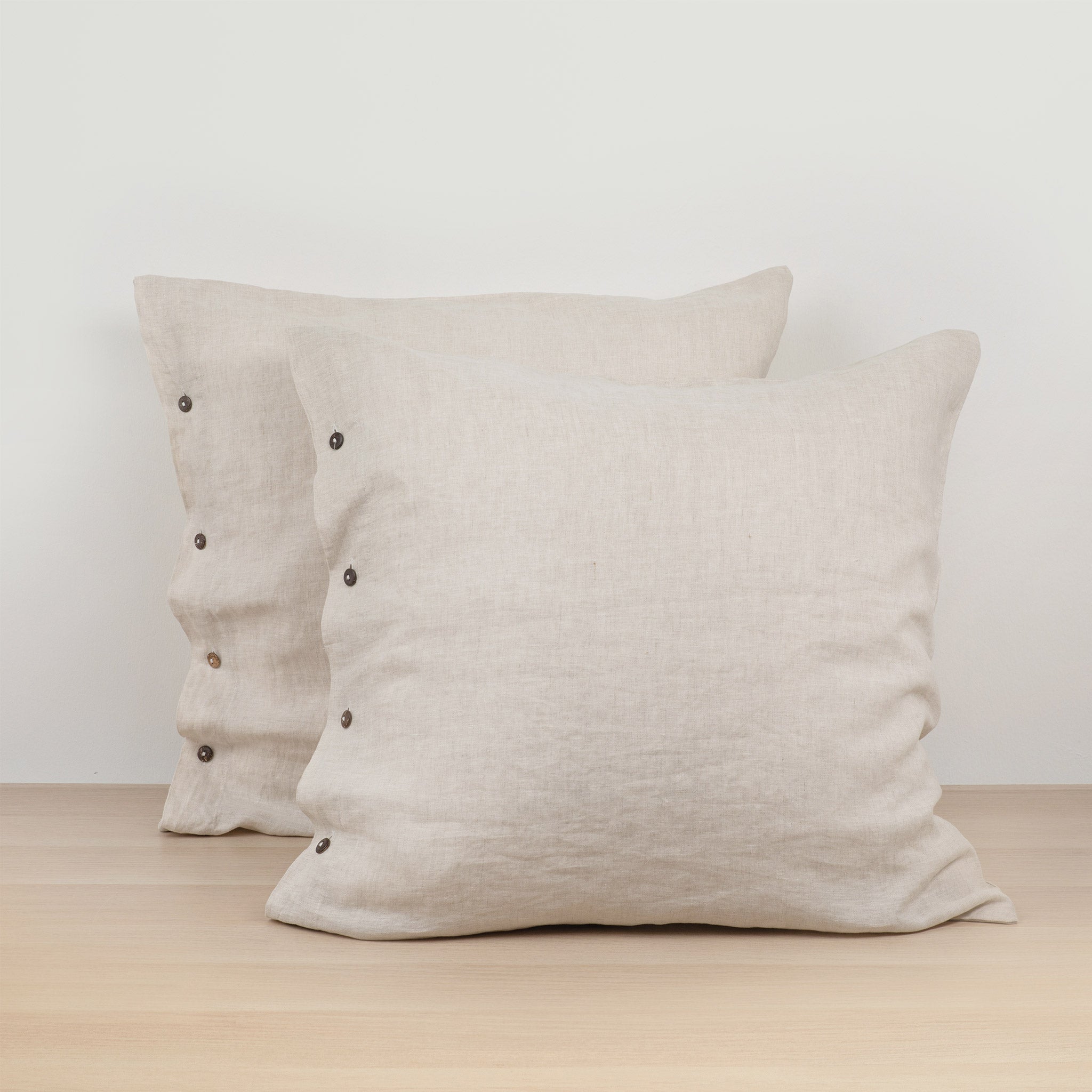 Natural linen throw pillows online