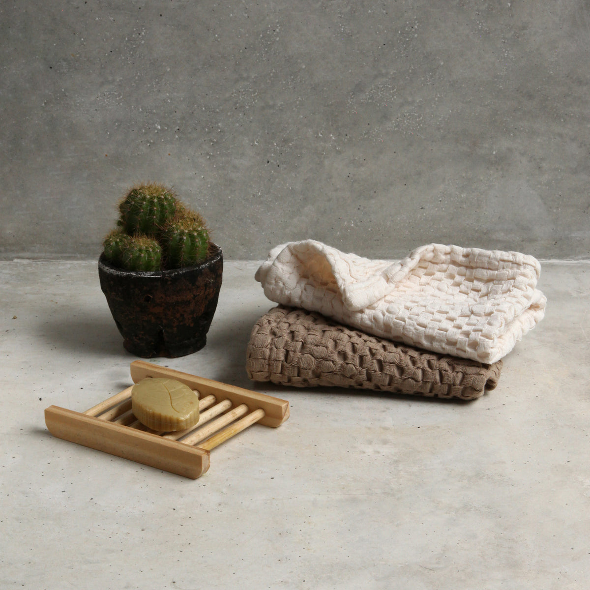 Vegan Cotton Towel Set of 2