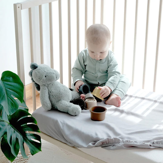 Heveya® Junior Bamboo Cot Fitted Sheet