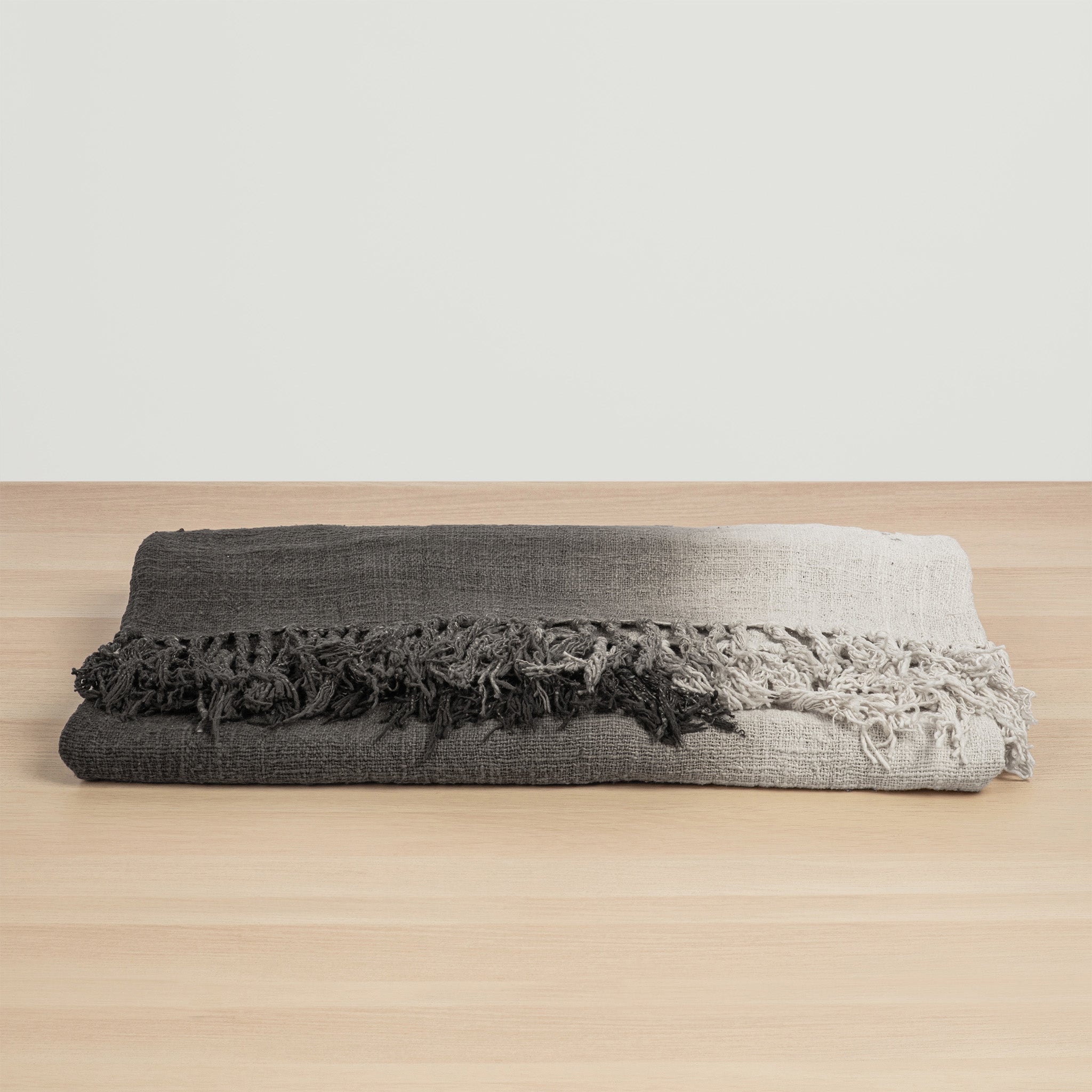 Cotton Ombre Throw Bedding Blanket Heveya Singapore