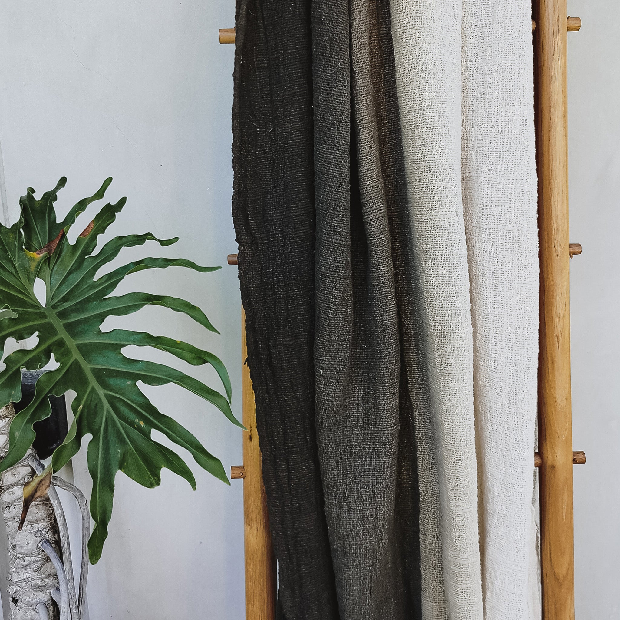 Blue ombre throw shop