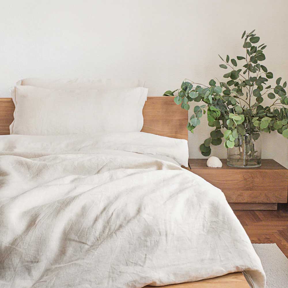 Linen duvet shop